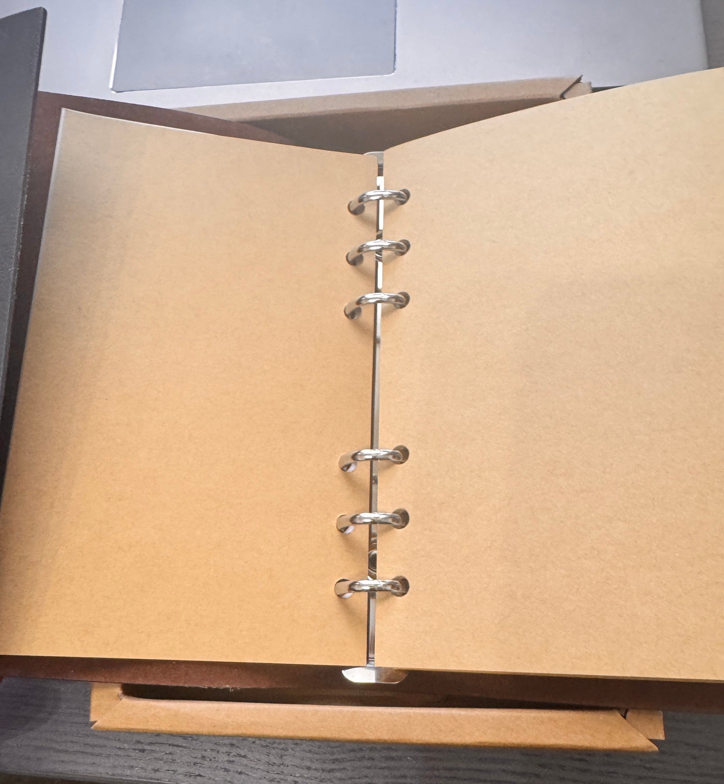 Asian Inspired Leatherette Journal - Dark Grey