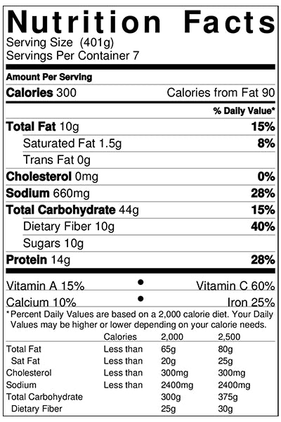 WBP Black Bean Soup Mix