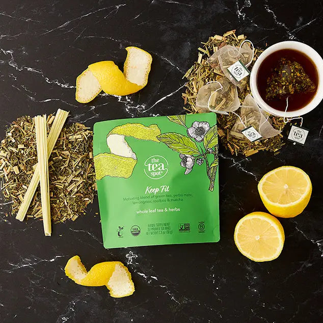Keep Fit Organic Green Tea, 15 pyramid sachets