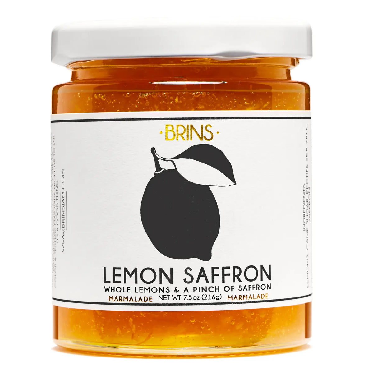 Brins Lemon Saffron Marmalade, 7.5 oz.