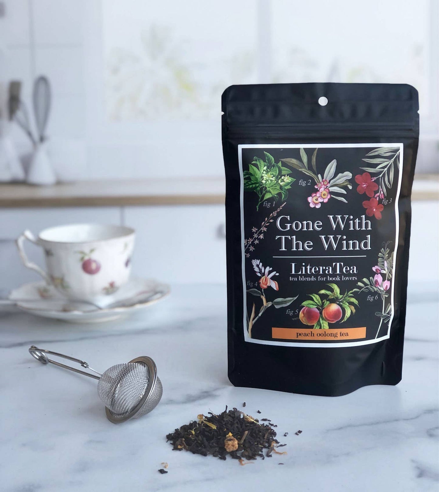 Gone With the Wind Peach Oolong Botanical Tea Blend