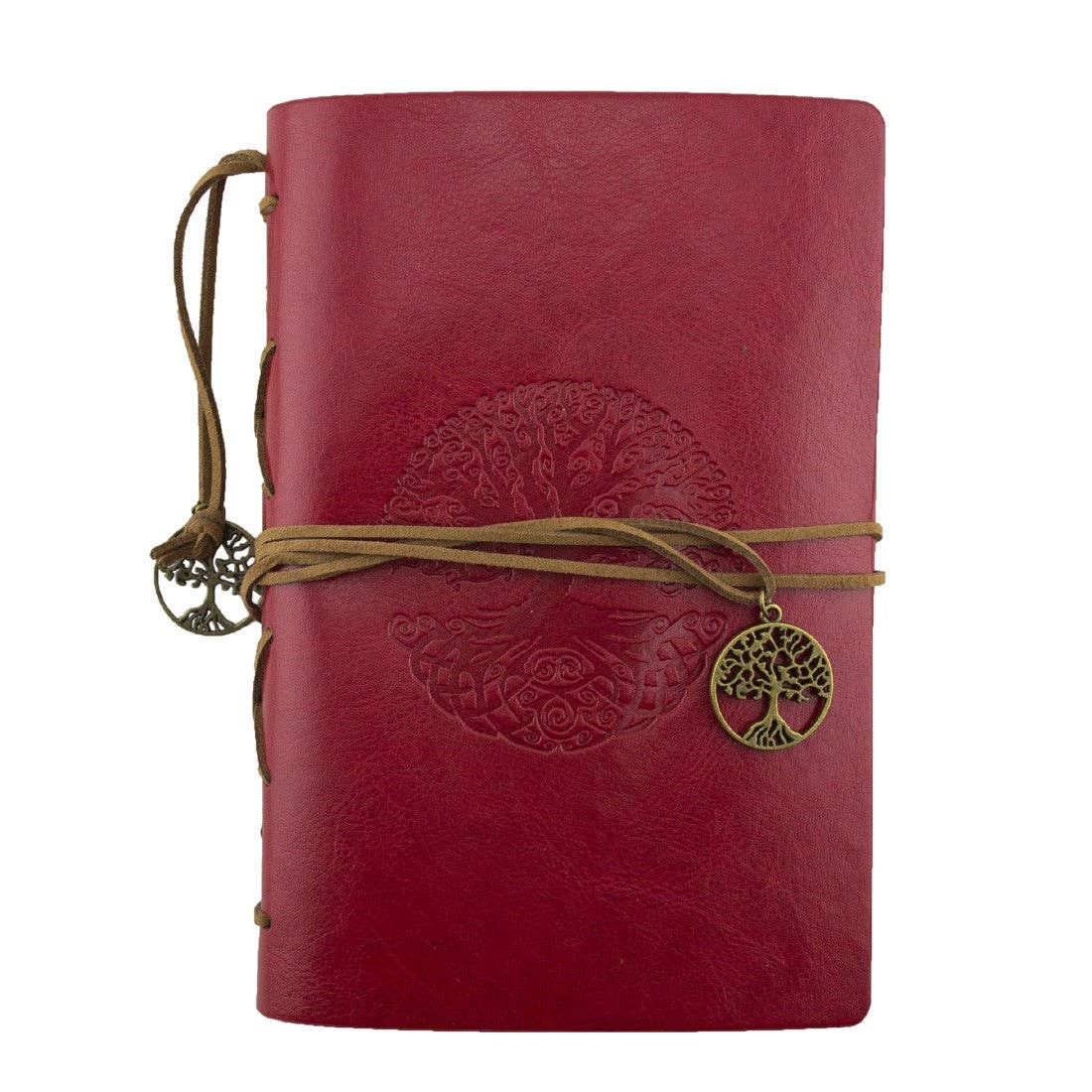 Journal - Tree of Life - Red Leatherette