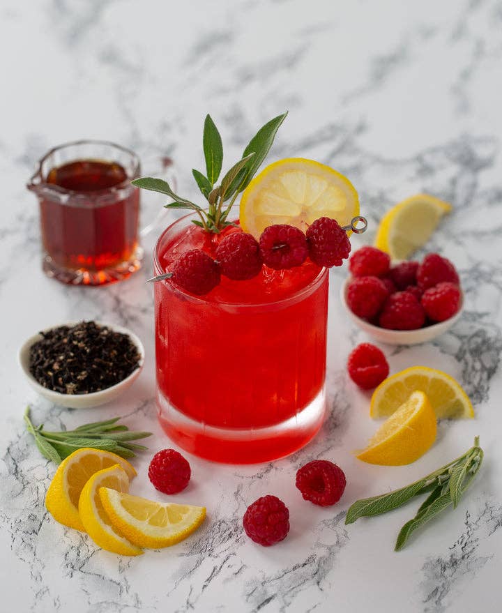 Mocktail Tea Sampler Gift Box - 6 Tea Packets / 4 Recipes