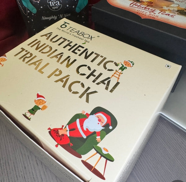 12 Days of Chai Advent Calendar with Free Valencia Glass Teacup & Ideal Teaspoon)