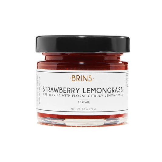 BRINS Mini Strawberry Lemongrass Spread and Preserve, 2.5 oz.