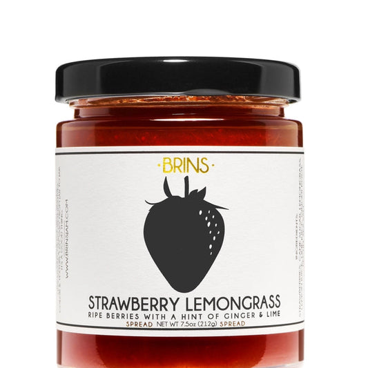 BRINS Strawberry Lemongrass Spread and Preserve, 7.5 oz.