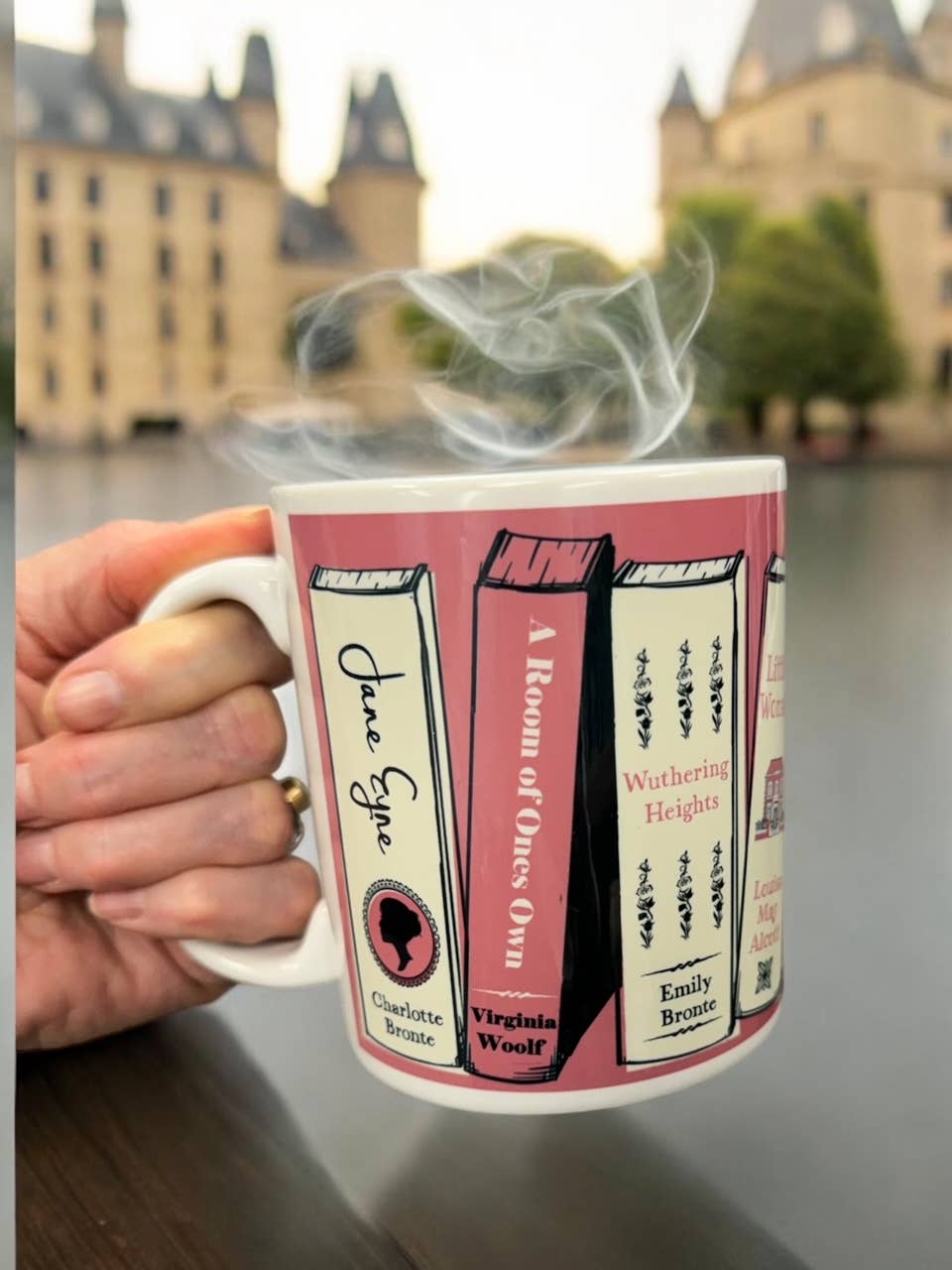 Famous Female Authors Book Spine Tea and Coffee Mug