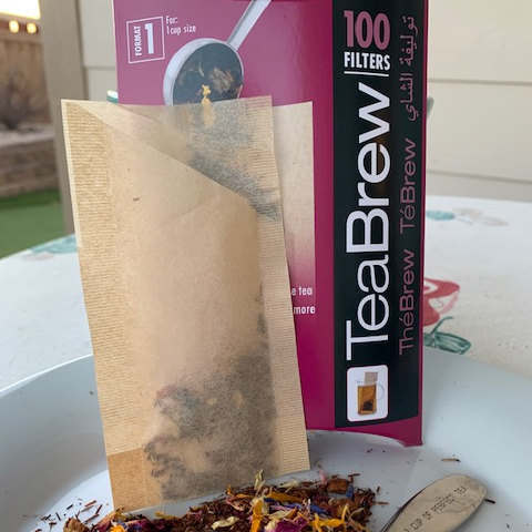Tea Brew Filters, 1 cup size (100 filters/box)