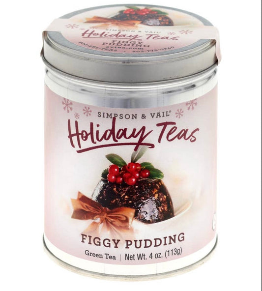 Simpson & Vail Holiday Teas Figgy Pudding Green Tea