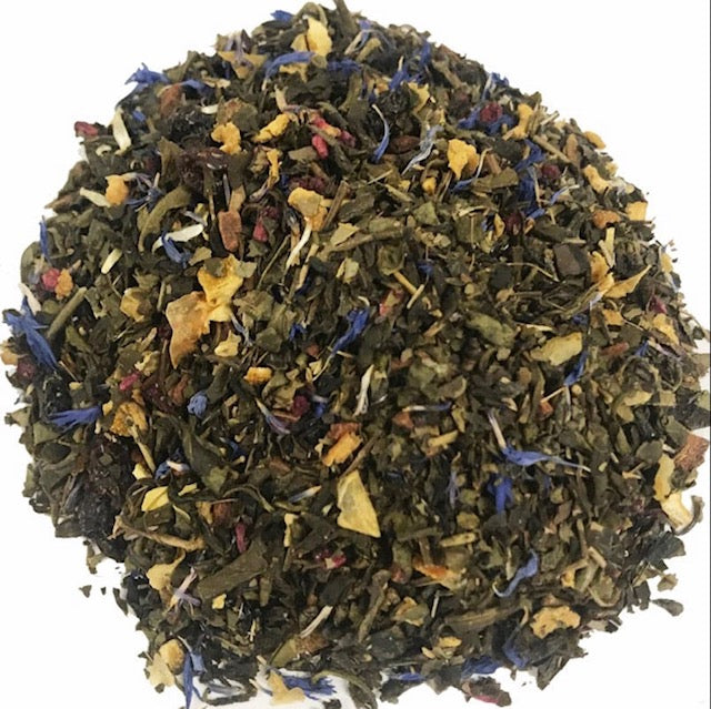 Simpson & Vail Figgy Pudding Green Tea loose leaf tea