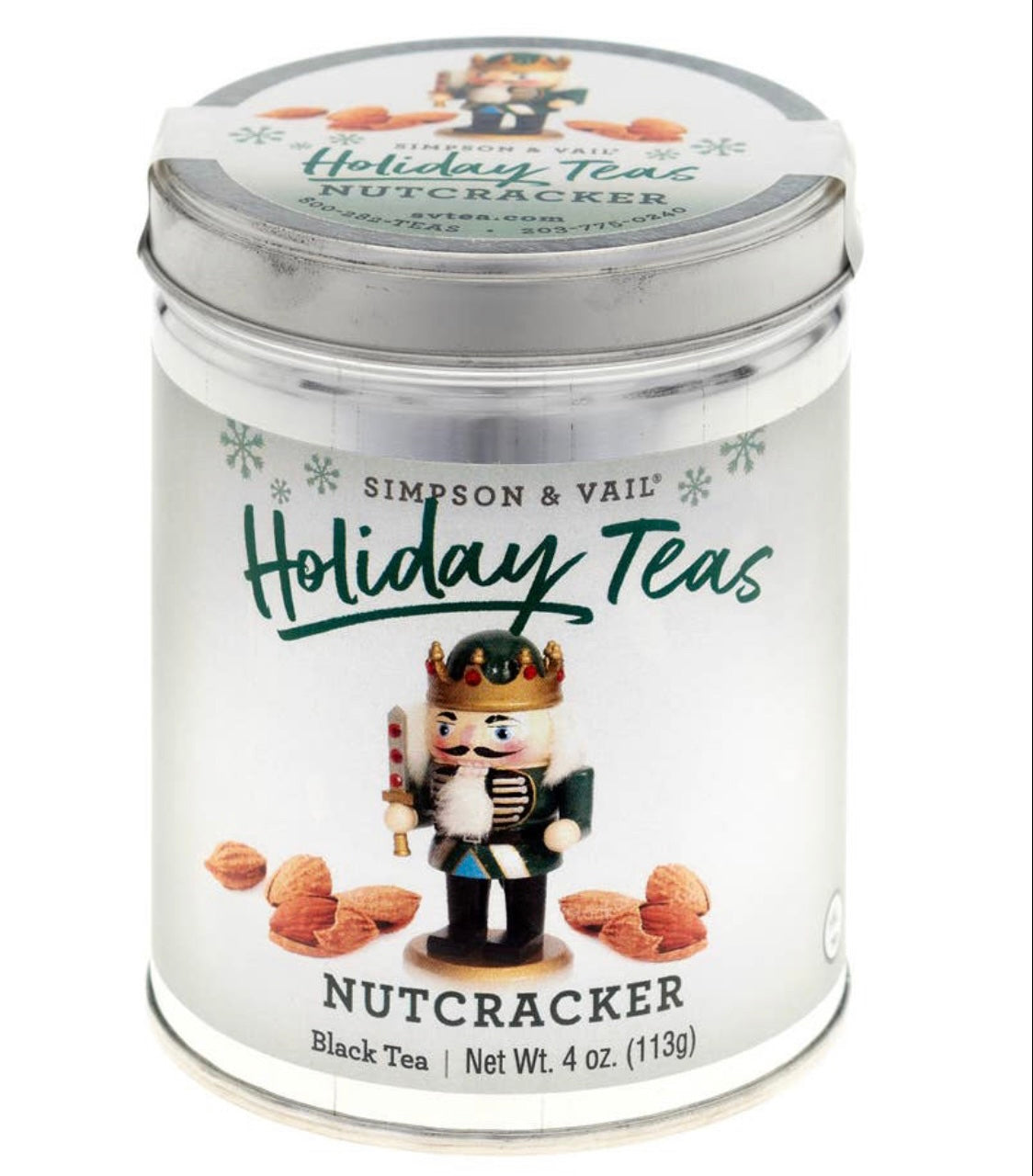 Simpson & Vail Holiday Teas Nutcracker Tin