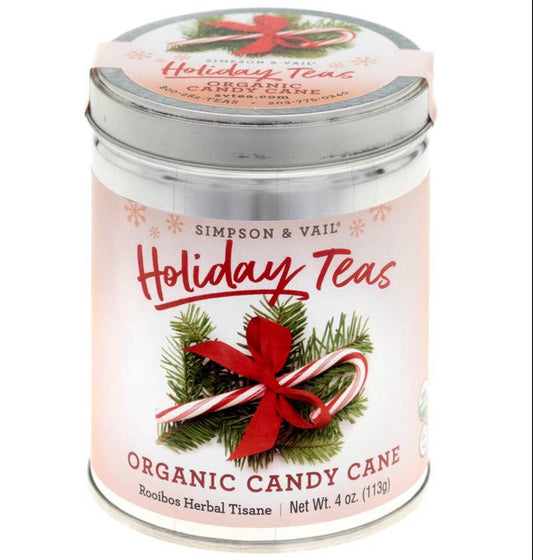 Simpson & Vail Holiday Teas Candy Cane Organic Rooibos