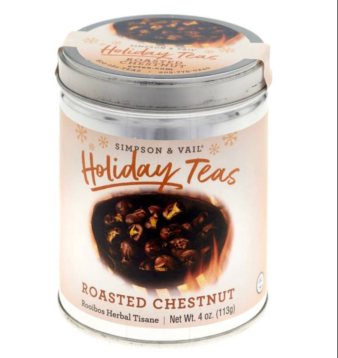 Simpson & Vail Holiday Teas Roasted Chestnut Holiday Rooibos