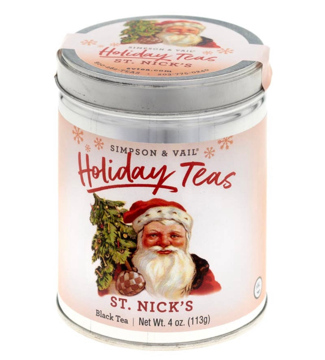Simpson & Vail Holiday Teas St. Nick's Black  Tea Tin
