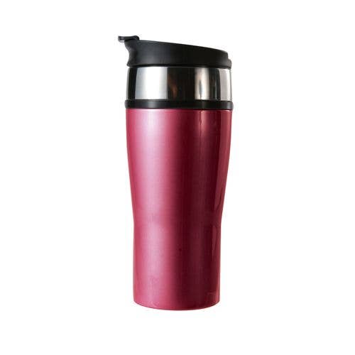 Timolino Vacuum Travel Tumbler in Bordeaux Red color
