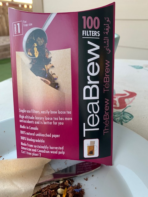Tea Brew Filters, 1 cup size (100 filters/box)